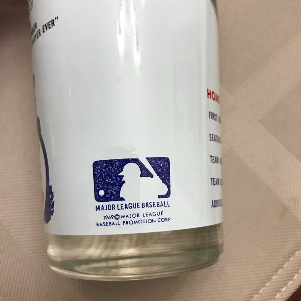 1969 Wrigley Field Chicago Cubs 5" Glass Greatest Cubs Team Ever MLB. - Picture 4 of 10